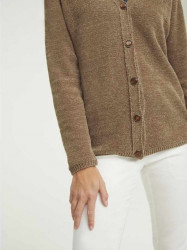 Ženilkový sveter Linea Tesini, hnedá #2