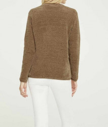 Ženilkový sveter Linea Tesini, hnedá #3