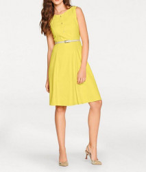 Žlté elegantné šaty Ashley Brooke #2