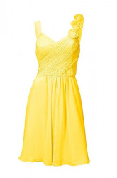 Žlté koktailové šaty Ashley Brooke event