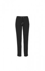 Značkové tepláky s metalickými pruhmi BENCH, čierne