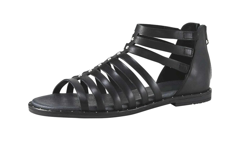 Heine sandále z kože nappa, čierne